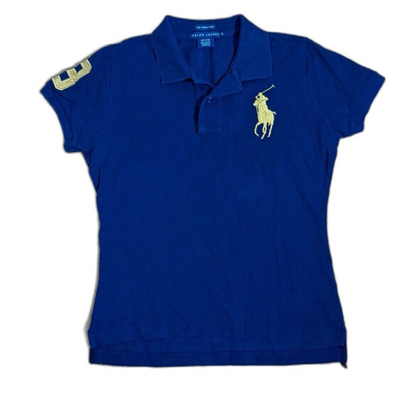 Ralph Lauren Skinny-Fit Big Pony Polo Shirt Women’s M - Picture 1 of 6